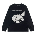 Enfants Riches Déprimés Abstract Dog Graphic Long-Sleeve - Black