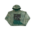 Enfants Riches Déprimés Acid-Wash Green Portrait Box Hoodie - Washed Green