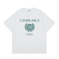 Casablanca Paris Laurel Wreath Logo T-Shirt - White