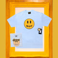 Drew House Smiley Face Short Sleeve T‑Shirt, Light Blue