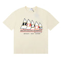 RHUDE "Regatta Racing Champions" Graphic Print T-Shirt - Cream