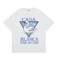 Casablanca Par Avion Swan Graphic T-Shirt - White