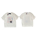 PALY Hollywood Multi-Face Art Graphic T-Shirt - Cream