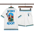 Casablanca Casa Sport Tennis Set - White / Blue