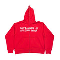 That's A Awful Lot Of Cough Syrup Classic Logo Full-Zip Hoodie - Red