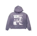 Enfants Riches Déprimés "Memory" Graphic Collage Hoodie - Washed Dark Grey