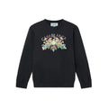 Casablanca Botanical Garden Crest Sweatshirt - Black
