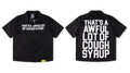 That's A Awful Lot Of Cough Syrup Classic Bold Button-Down Shirt - Black
