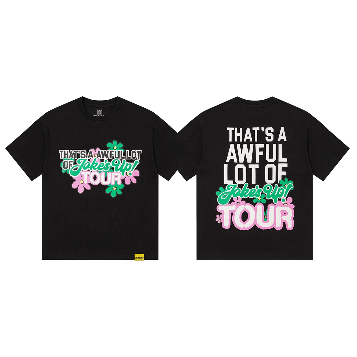 That's A Awful Lot Of Cough Syrup Jokes Up Tour T-Shirt - Black