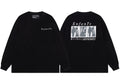 Enfants Riches Déprimés Small Chest Logo & Back Three-Panel Long-Sleeve  - Black