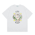 Casablanca Ornate Crest & Figure T-Shirt - White
