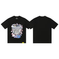 That's A Awful Lot Of Cough Syrup Photo Collage Graphic T-Shirt - Black