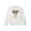 Casablanca Tennis Club Triangle Graphic Sweatshirt - White