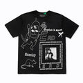 Enfants Riches Déprimés "Anxiety" All-Over Graphic T-Shirt - Black