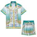 Casablanca Ancient Temple Resort Set - Green / Multi