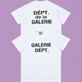 Gallery Dept. Galerie Dépt. Short Sleeve T-Shirt - White/Black