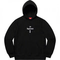 Supreme Cross Box Logo Hooded Sweatshirt - Black