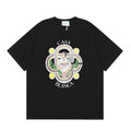 Casablanca Ornate Crest & Figure T-Shirt - Black