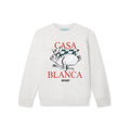 Casablanca Racing Hare Sport Sweatshirt - White