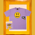 Drew House Smiley Face Short Sleeve T‑Shirt, Purple