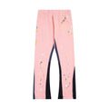 Gallery Dept. x Lanvin Paint Splatter Contrast Panel Sweatpants - Pink