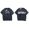PALY Hollywood Multi-Portrait Collage Graphic T-Shirt - Black