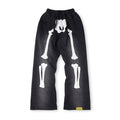 That's A Awful Lot Of Cough Syrup Skeleton Sweatpants - Black / White