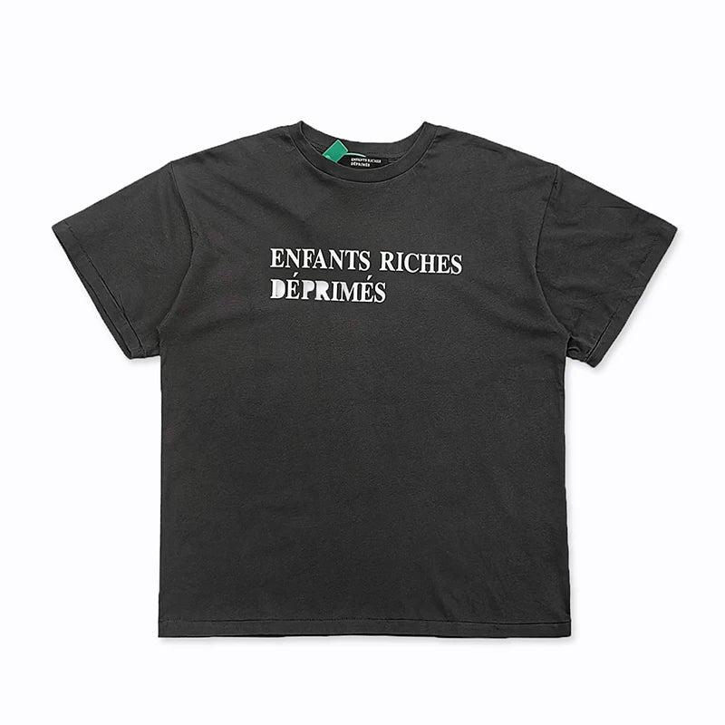 Enfants Riches Déprimés Classic Logo T-Shirt - Washed Black
