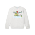Casablanca Casa Sport Swimming Pool Graphic Sweatshirt - White
