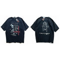 PALY Hollywood Hand & Slogan Graphic T-Shirt - Black