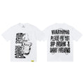 That's A Awful Lot Of Cough Syrup Warning Graphic T-Shirt - White