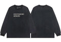 Enfants Riches Déprimés Classic Brand Logo Long-Sleeve  - Washed Black