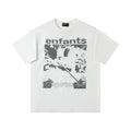 Enfants Riches Déprimés Armed Figure & Vintage Print T-Shirt - Cream