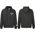 Gallery Dept Dark Olive Green Beige Logo Full Zip Up Hoodie
