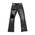 Enfants Riches Déprimés Patchwork Distressed Denim Jeans - Vintage Blue