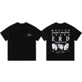Enfants Riches Déprimés Small Chest Logo & Back "Wasted Tears" T-Shirt - Black