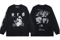 Enfants Riches Déprimés "e r d" Collage Long-Sleeve  - Black