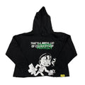 That's A Awful Lot Of Cough Syrup Cartoon Mascot Hoodie - Black