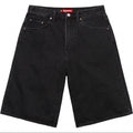 Supreme Denim Work Shorts - Washed Black