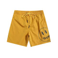 Drew House Smiley Face Swim Shorts, Mustard Yellow