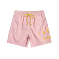Drew House Smiley Face Swim Shorts, Light Pink