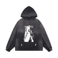 Enfants Riches Déprimés Tie-Dye Portrait Graphic Hoodie - Washed Black