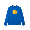Drew House Classic Smiley Long Sleeve Tee, Royal Blue