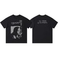 Enfants Riches Déprimés Hebrew Typography & Portrait T-Shirt - Black