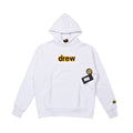 Drew House Logo Pullover Hoodie, White