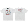 Enfants Riches Déprimés Graffiti Art & Red Back Branding T-Shirt - White