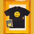 Drew House Smiley Face Short Sleeve T‑Shirt, Black