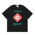Casablanca Sport Diamond Monogram T-Shirt - Black