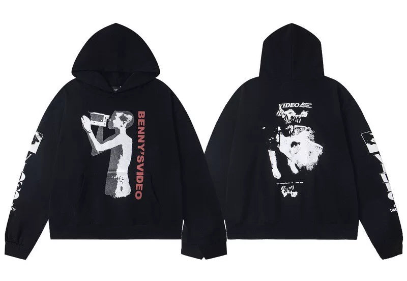 Enfants Riches Déprimés "Benny's Video" Graphic Hoodie - Black