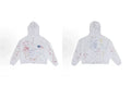 PALY Hollywood Doodle Art Zip-Up Hoodie - White